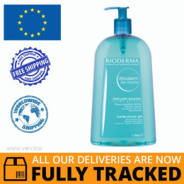 BIODERMA ATODERM GEL DOUCHE SHOWER AND BATH GEL WITH A DELICATELY PERFUMED FORMULA 1000ML - MADE IN POLAND - FREE SHIPPING