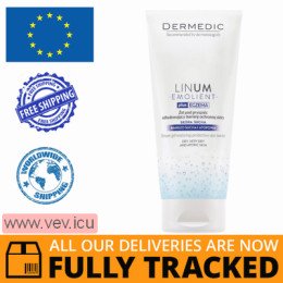 Dermedic Emolient Linum, shower gel rebuilding the skin's protective barrier, 200 ml — Made in Poland — Free Delivery  