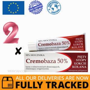 2 x CREMOBAZA 50% CREAM 30G — MADE IN POLAND — FREE SHIPPING