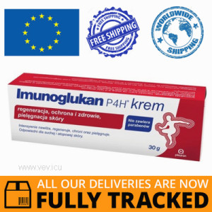 IMUNOGLUKAN P4H CREAM 30G — MADE IN SLOVAKIA — FREE SHIPPING