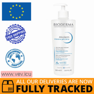 Bioderma Atoderm Intensive Gel Cream 500ml — Made in Poland — Free Delivery