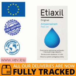 Etiaxil Original, antyperspirant roll-on, 15 ml — Made in Denmark — Free Delivery
