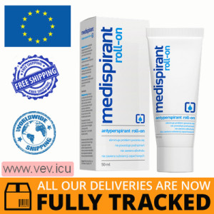Medispirant, antiperspirant roll-on, 50ml — Made in Poland by Aflofarm — Free Delivery