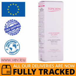 Topicrem Ultra-Moisturizing Body Milk 200 ml — Made in France — Free Delivery