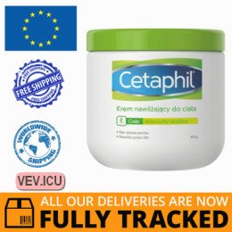 Cetaphil, Moisturizing Body Cream, Dry and Sensitive Skin, 453 g — Made in Switzerland — Free Delivery