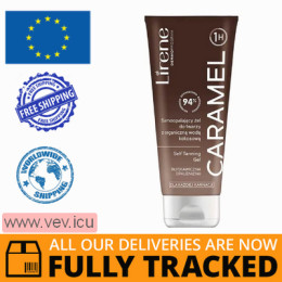 Lirene Perfect Tan, self-tanning face gel, Caramel, 75 ml — Made in Poland — Free Delivery