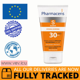 Pharmaceris S, Sun Body Protect, sun protection, moisturizing emulsion SPF30, 150 ml — Made in Poland — Free Delivery