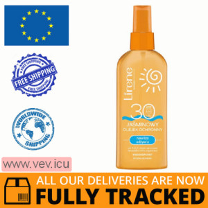 Lirene Jasmine protective sunscreen oil in spray SPF30 150 ml — Made in Poland — Free Delivery