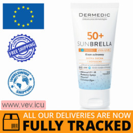 Dermedic Sunbrella, Protective cream for dry and normal skin SPF 50+, 50 ml — Made in Poland — Free Delivery  