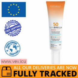 Dermedic Sunbrella, Ultra-light protective coloring cream, SPF50 +, 40 g — Made in Poland — Free Delivery  