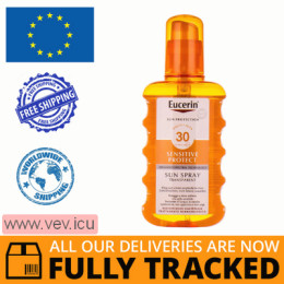Eucerin Sunscreen Body Spray SPF30, 200ml — Made in Germany — Free Deliver