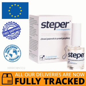 STEPER MEDICATED NAIL POLISH 10ML — MADE IN POLAND — FREE SHIPPING