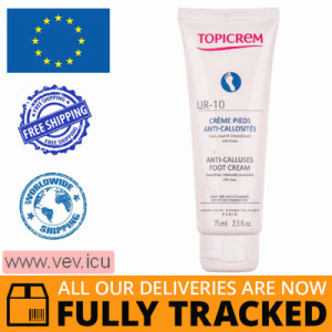 Topicrem UR10 Anti-Calluses Foot cream 75 ml — Made in France — Free Delivery