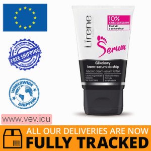 Lirene Foot Care, Glycolic foot cream-serum 50 ml — Made in Poland — Free Delivery Lirene Foot Care, Glycolic foot cream-serum 50 ml — Made in Poland — Free Delivery