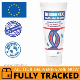 DIOSMINEX QUICK RELIEF FOR LEGS GEL 100G — MADE IN CANADA — FREE SHIPPING