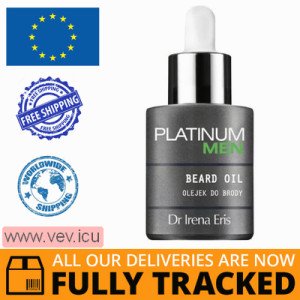 Dr Irena Eris Platinum Men, Beard Maniac Beard Oil 30 ml — Made in Poland — Free Delivery