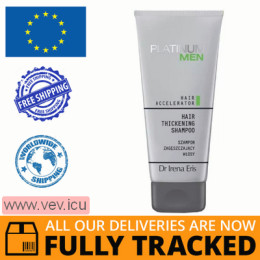 Dr Irena Eris Platinum Men, Hair Accelerator Hair Thickening Shampoo 200 ml — Made in Poland — Free Delivery