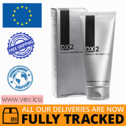 DX2, shampoo for men against graying of dark hair, 150 ml — Made in Poland by Aflofarm — Free Delivery