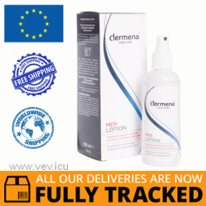 DERMENA MEN LOTION PREVENTING HAIR LOSS 150 ML - MADE IN POLAND - FREE SHIPPING 