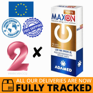 2 x MAXON FORTE 0,05G 2 TABS — MADE IN POLAND — FREE SHIPPING