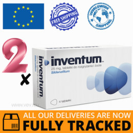 2 x INVENTUM 25MG 4 TABS — MADE IN POLAND — FREE SHIPPING
