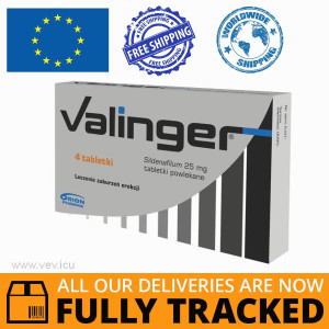 VALINGER 25MG, 4 TABS — MADE IN FINLAND — FREE SHIPPING