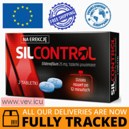 Silcontrol 25mg 2 tablets — Made in USA — Free Delivery