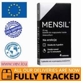 Mensil 25 mg, 4 chewable tablets — Made in Poland — Free Delivery