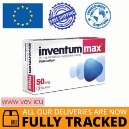 Inventum Max 50mg 2 tablets — Made in Poland by Aflofarm — Free Delivery