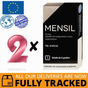 2 x MENSIL 25MG 2 TABS - MADE IN POLAND - FREE SHIPPING
