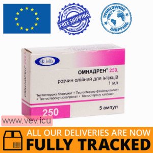 Omnadren 250, oil solution for injection 1 ml x 5 ampoules — Made in Poland — Free Delivery