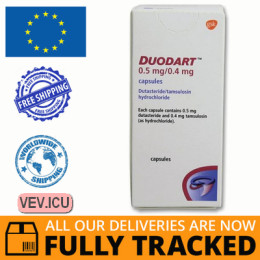 Duodart 0.5mg/0.4mg, 30 capsules — Made in Germany — Free Delivery