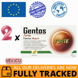 Gentos Forte 2p x 40 capsules — Made in Germany — Free Delivery Gentos Forte 2p x 40 capsules — Made in Germany — Free Delivery
