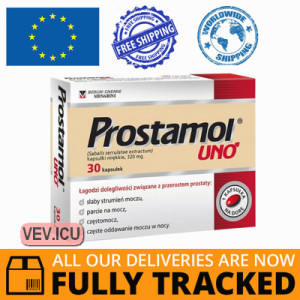 Prostamol Uno 320mg 30 capsules — Made in Germany — Free Delivery