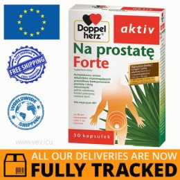 DOPPELHERZ AKTIV FOR PROSTATE FORTE 30 CAPS - MADE IN GERMANY - FREE SHIPPING