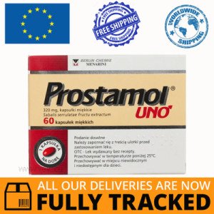 PROSTAMOL UNO 320MG 60 CAPS — MADE IN GERMANY- FREE SHIPPING