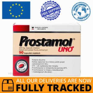 PROSTAMOL UNO 320MG 90 CAPS — MADE IN GERMANY- FREE SHIPPING