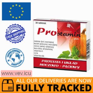 Prostamin Plus, 30 tablets — Made in Poland — Free Delivery