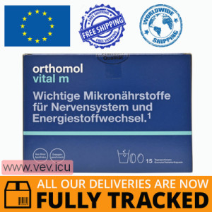 Orthomol Vital М, vitamin complex for men's health orange granules + tablets + capsules 15 days — Made in Germany — Free Delivery 