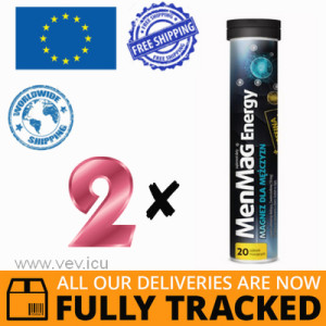 2 x MENMAG ENERGY 20 TABS - MADE IN POLAND - FREE SHIPPING 2 x MENMAG ENERGY 20 TABS - MADE IN POLAND - FREE SHIPPING