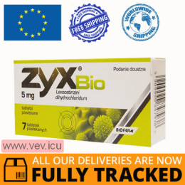 Zyx Bio 5mg, 7 film-coated tablets — Made in Poland — Free Delivery