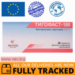 Tigofast - 180 mg 30 tablets — Made in India — Free Deliver