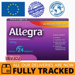 Allegra 120 mg 10 tablets — Made in France — Free Delivery