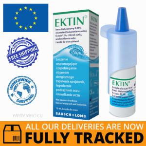 EKTIN EYE DROPS 10 ML - MADE IN USA - FREE SHIPPING