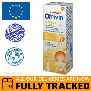 Otrivin Allergy, aerosol against allergies 15ml — Made in Poland — Free Delivery