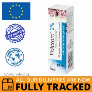 Polcrom Nasal Spray 15ml — Made in Poland by Polpharma — Free Delivery