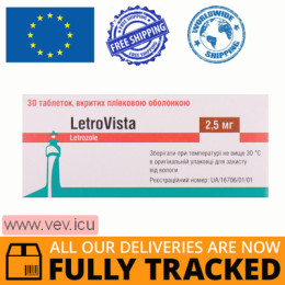 LetroVista 2.5 mg 30 tablets — Made in Spain — Free Delivery