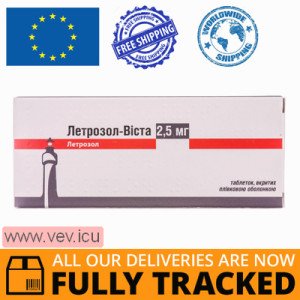 Letrozole-Vista 2.5 mg 30 tablets — Made in Romania — Free Delivery