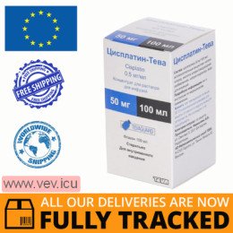 Cisplatin-Teva concentrate for solution for infusion 0.5 mg/ml 100 ml — Made in Hungary — Free Delivery