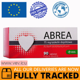 Abrea 75mg 90 tablets — Made in Slovenia — Free Delivery
